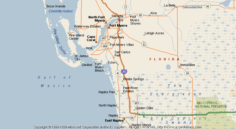 Map Of Estero