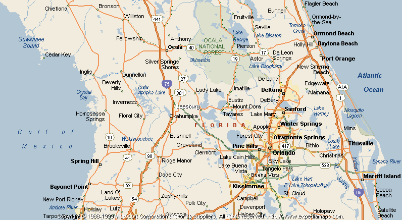 Map of Leesburg
