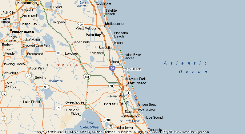 Map Of Vero Beach